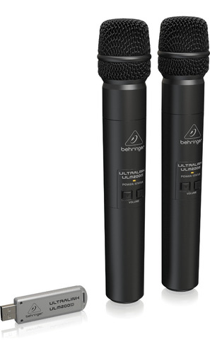 Sistema Microfono Doble Inalambrico Behringer Ulm202 Usb 