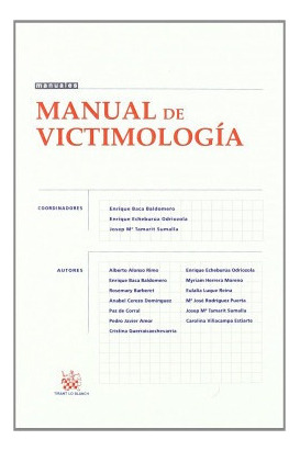 Manual De Victimología Vv.aa. Tirant Lo Blanch