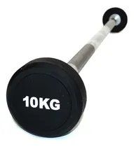 Comprar Barra Recta Gmp Con Peso Fijo Engomado Cromada 10 Kg Gmp