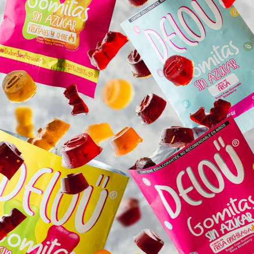 Gomitas Deloü Sin Azúcar Enchiladas Sabores Mixtos