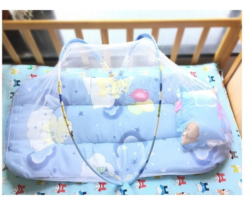 Imagen 2 de 5 de Cuna Con Mosquitero Portátil Plegable Para Bebe Niño Niña