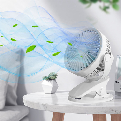 5 Ventiladores De Escritorio, Silenciosos, Ajustables, Portá