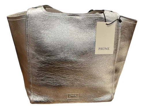 Cartera plateada prune sale