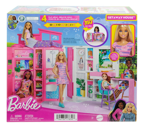 Barbie Casa De Muñecas Glam Con Muñeca Color Multicolor