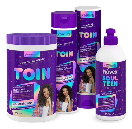 Kit Família De Tratamento Toin