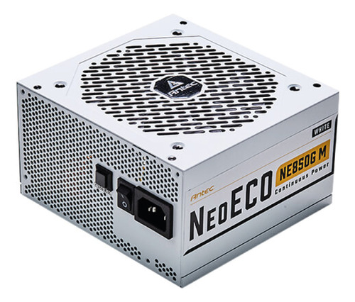 Fuente Pc Blanca Modular Antec 850w Ne850g M 80+ Gold