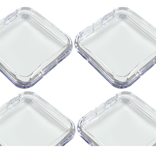 Caixa De Armazenamento De Unhas De Acrílico Transparente