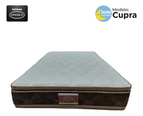 Imagen 2 de 8 de América Cupra Colchón King Size Confort Con Espuma Suave