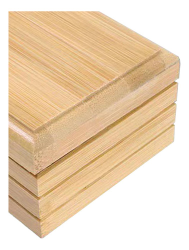 Soporte Para Jabonera De Bambú, Jabonera Elegante Y Fácil