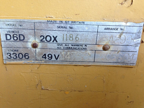 Bulldozer Topador Caterpillar D6d