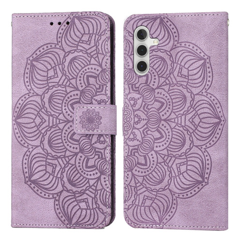 Funda Con Estampado De Mandala Morado Para Samsung Galaxy S2