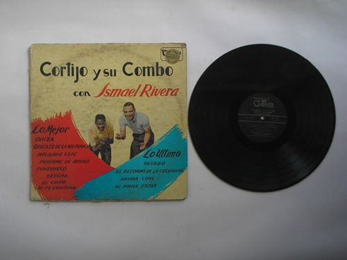 Lp Vinilo Cortijo Y Su Combo Ismael Rivera Lo Mejor Usa 1963