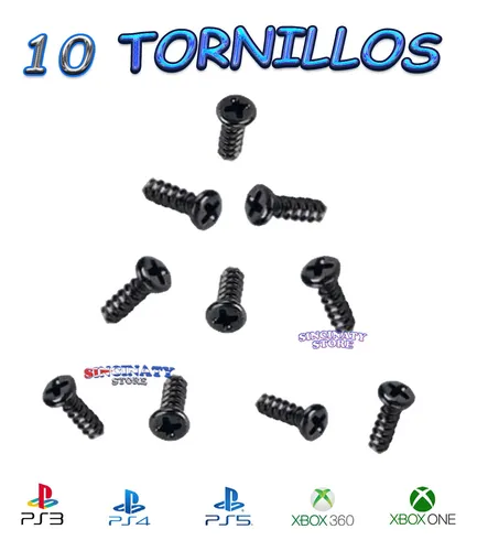 10 Tornillos Para Control De Ps3 Ps4 Ps5 Xbox 360 Xbox One