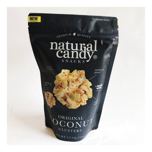 Snack Fit Natural Candy Original Coconut X120grs Proteico