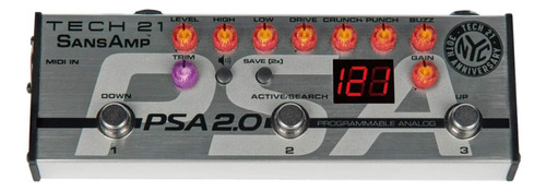 Tech 21 Sansamp Psa 2.0 - Pedal Programable Para Instrument.