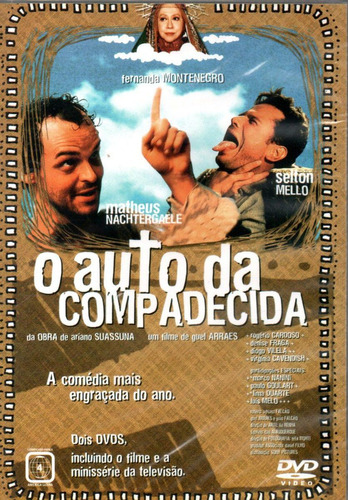 Dvd Auto Da Compadecida - Elenco: Fraga, Vilela, Montenegro