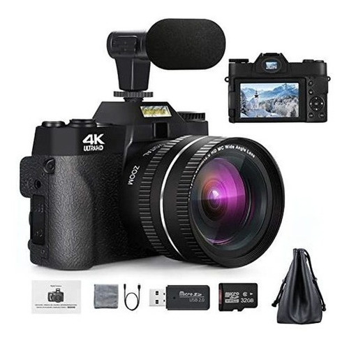 Camara Digital 4k Videocamara 48mp 3.0  Ips