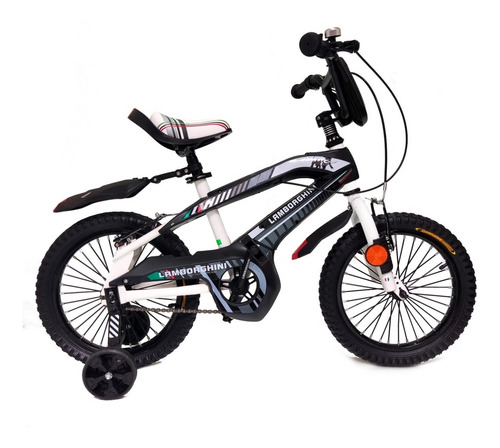 Bicicleta Estilo Moto Rodado 16 Lamborghini C/rueditas