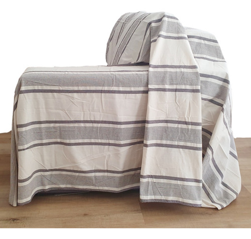 Imagen 1 de 4 de Funda Manta Para Sillón Tusor Pesado 3.00 X 2.40m 100% Coton