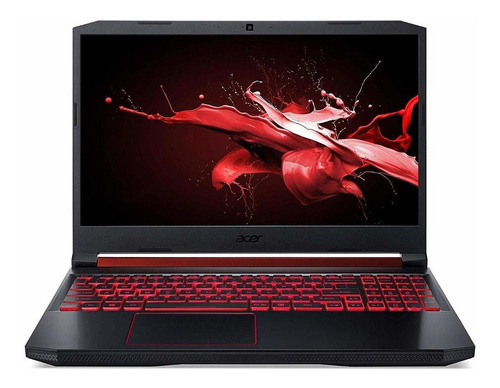 Notebook gamer  Acer Aspire Nitro 5 AN515-52 preta e vermelha 15.6", Intel Core i5 8300H  8GB de RAM 1TB HDD, NVIDIA GeForce GTX 1050 Ti 60 Hz 1920x1080px Windows 10 Home