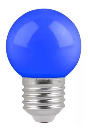 Lampara Led 2w Gota Full Color Azul Trefilight X 10