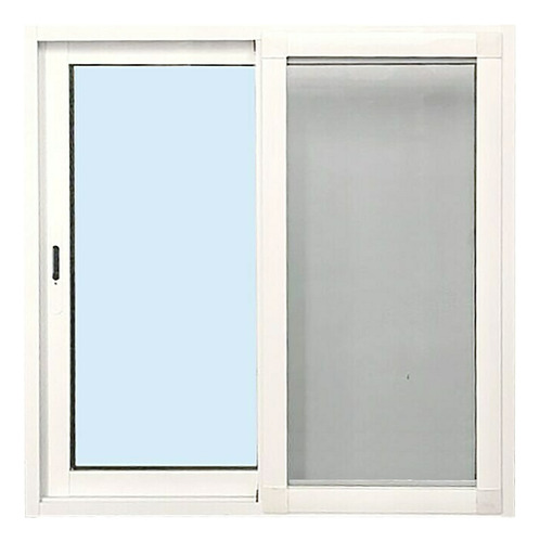Ventana Corrediza Aluminio Tradicional 3 Pulgadas 140x121cm Negro