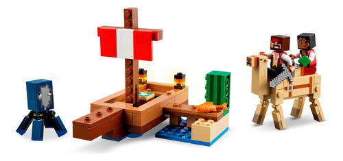 Lego Minecraft El Viaje En El Barco Pirata Modelo 21259 / H 166 Pirata