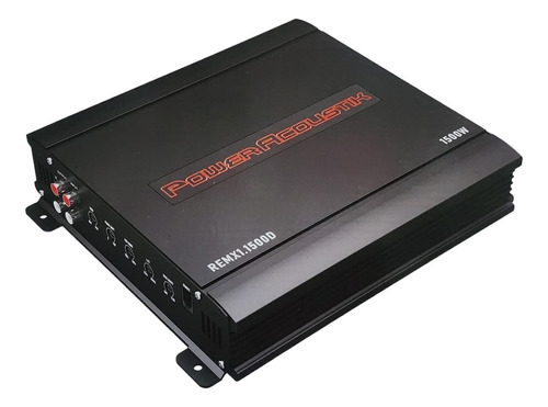 Amplificador Power Acoustik Remx1-1500d Clase D Color Negro