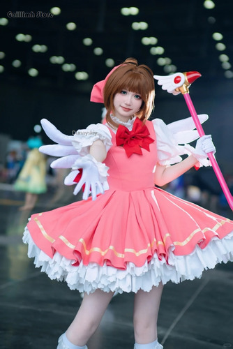 Anime Cardcaptor Sakura Card Captor Cosplay Kinomoto Sdy