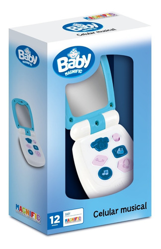 Telefono Celular Infantil Con Luces Y Sonidos Baby Magnific