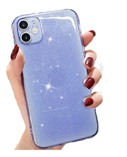 Carcasas Colores Candy Brillo Silicona Para iPhone 6 7 8 Se