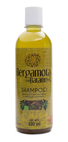 20 Shampoo Bergamota Batamote 500 Ml Anticaida Crecimiento