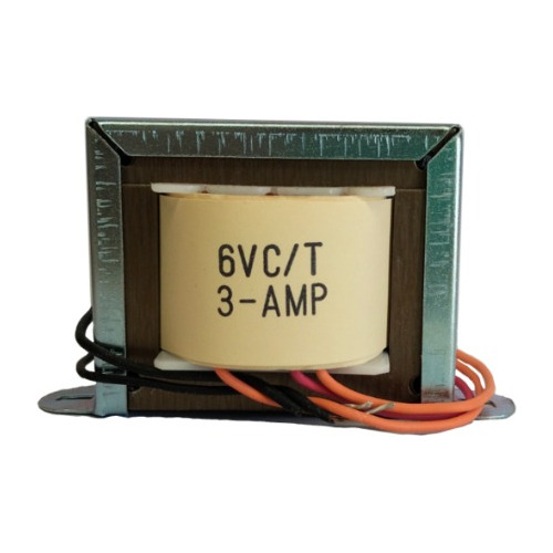 Transformador De Corriente Con Derivación 6v-3 Amp 2 Piezas