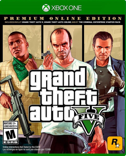 Gta Grand Theft Auto V (5) - Premium Edition - Xbox One- Xb1