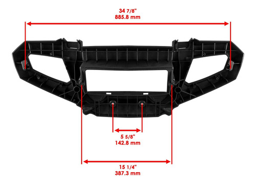 Caltric 2633271-070 2633520-070 5435357-070 Front Bumper Cch