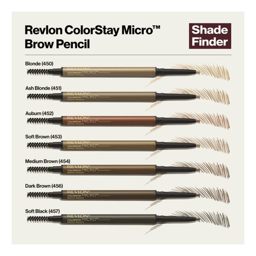 Revlon Colorstay Micro Eyebrow Pencil With Built In Spoolie