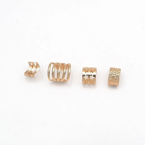 Ear Cuff Set Dorado X4