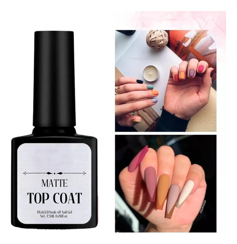 Esmalte de uñas finish Veraly Gel de 7.5mL - Pack de 3 unidades color top coat