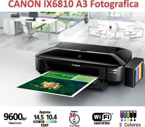 Impresora A3 Ix6810 Con Sistema Continuo
