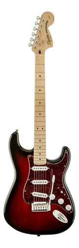 Guitarra eléctrica Squier by Fender Standard Stratocaster de pino antique burst laca poliuretánica con diapasón de arce