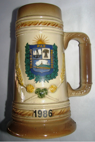 Jarra Semana De La 21 Semana Cerveza Paysandu 1986