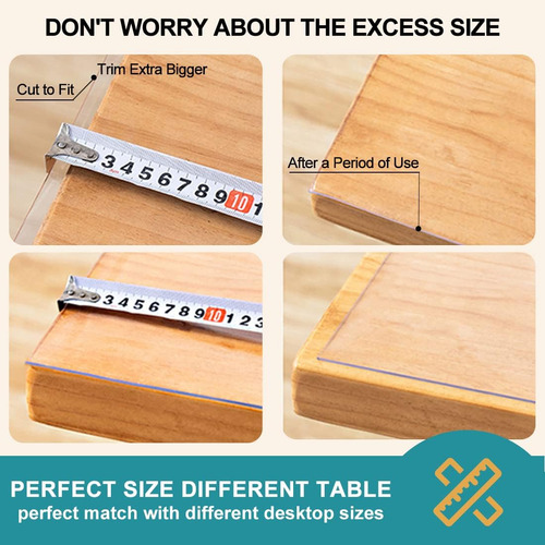 Protector Para Mesa Nietaesat, Pvc, 30,48 Cm X 60,96 Cm