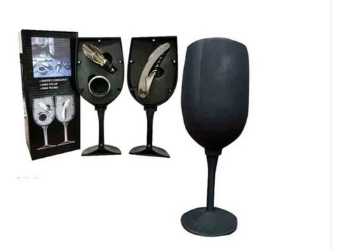 Copa Sacacorchos Vertedor Vino Anillo Botellas Regalo Hombre