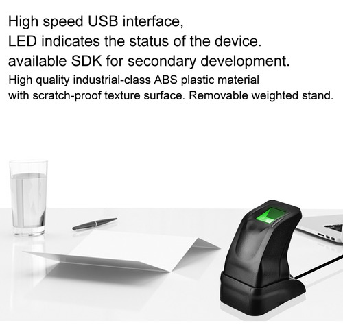 Imagen 5 de 10 de Zk4500 Usb Lector De Huellas Dactilares Escáner Sensor De Hu