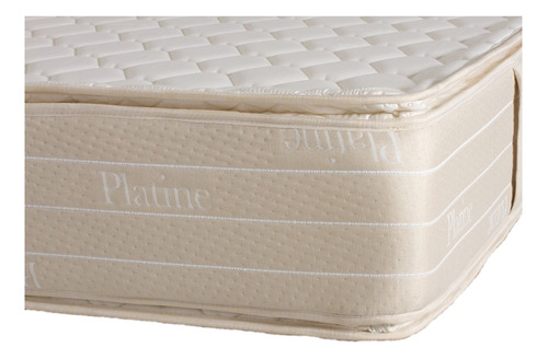 Imagen 2 de 3 de Colchón King de espuma La Cardeuse Platine - 180cm x 190cm x 25cm con doble pillow top