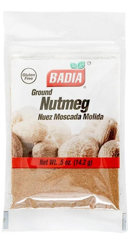 Badia Usa Nuez Moscada Molida Pack X 12 Un X 14.2gr !