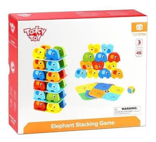 Imagem 3 de 4 de Jogo De Empilhar Elefantes - Tooky Toy