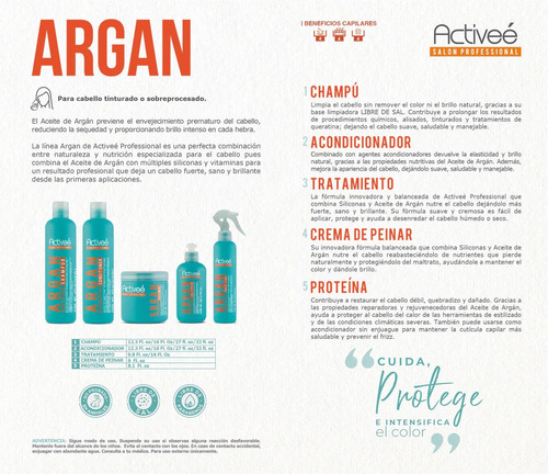 Tratamiento Capilar Argan Activee Cuidado Intensivo