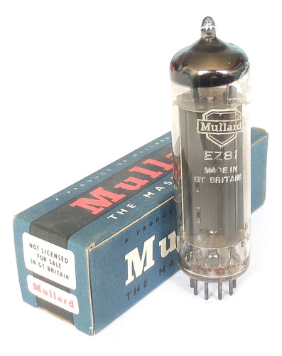 Bulbo 6ca4 Ez81  Mullard Para Radio Antiguo - Nos Nuevo