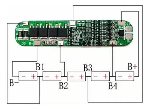 Modulo Carga/descarga Batería Litio 5s 15a 21v Arduino 10pza